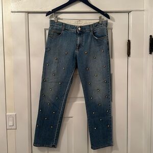 Stella McCartney Rhinestone Embellished Jeans